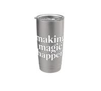 Making Magic Happen Vaso térmico de acero inoxidable de doble pared