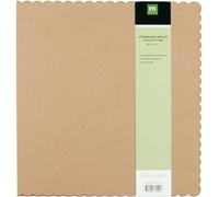 Making Memories Álbum Kraft de 3 anillos de 8-1/2 pulgadas por 11 pulgadas, festoneado