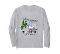 Making Memories One Camping at a Time Camper RV Camping Manga Larga