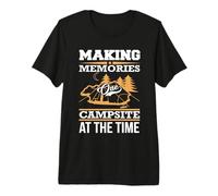 Making Memories One Campsite At The Time Camping Hiking Camiseta Premium