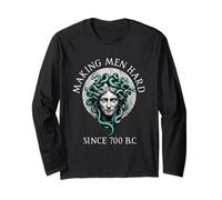 Making Men Hard Since 700 A.C., Medusa tee Mitología Griega Manga Larga