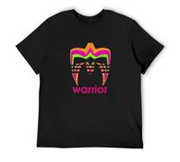 Making Men's The Ultimate Warrior T-Shirt Graphic Tees 100% Cotton Unisex S Black