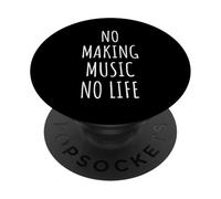 Making Music Lover Hombres Mujeres Músico Productor de sonido Vida PopSockets PopGrip Adhesivo