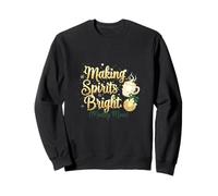 Making Spirits Bright Mostly Mine, Divertido diseño navideño Sudadera