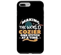 Making The World Cozier One Stitch AT ATIME. Carcasa para iPhone 7 Plus/8 Plus