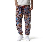 MakingDa Pantalones holgados hippies para hombre, de algodón, para yoga, ocio, harén, con puños, pantalones hippy para descansar, 2, 3XL