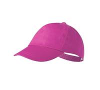 makio Gorra Beisbol para niño y niña, 5 Paneles de Vivos Colores. 100% algodón, con Orificios de ventilación y Cierre Ajustable. Gorra Infantil, niñas y niños Entre 4 y 13 años (Algodón, Fucsia)