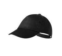 makio Gorra Beisbol para niño y niña, 5 Paneles de Vivos Colores. 100% algodón, con Orificios de ventilación y Cierre Ajustable. Gorra Infantil, niñas y niños Entre 4 y 13 años (Algodón, Negro)