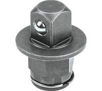 Makita 191A50-3 191A50-3-Adaptador para Vasos 3/8" para wr100d, Negro