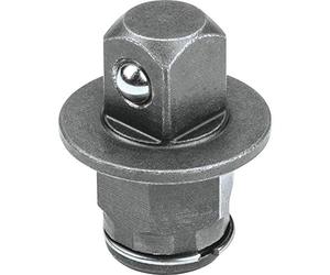Makita 191A50-3 191A50-3-Adaptador para Vasos 3/8" para wr100d, Negro | Construcción de acero | Clasificación de impacto | Instalación rápida | Ajuste de precisión | Alta durabilidad