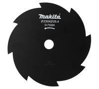 Makita 191Y46-8 - Hoja para desbrozadora cortabordes Ø230 Ø25,4 Grosor 1,8 mm 8T