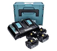 Makita 197720 - 6 Power Source Kit Li 18,0 V, incluye 4 x Batería de 3 Ah)