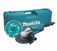 Makita 230mm Amoladora de Ángulo Con Funda Y Diamante Rueda 2000W 110V GA9020KD