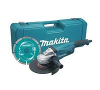 Makita 230mm Amoladora de Ángulo Con Funda Y Diamante Rueda 2000W 110V GA9020KD