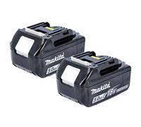 Makita 2BL1850 - Batería LXT de iones de litio (18 V, 5,0 A, 2 unidades), color negro