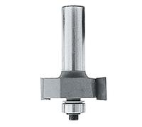 Makita 733124-2A Router Bit 3/8-Inch Rabbet, 2 flautas de corte, vástago de 1/4 pulgadas punta de carburo H