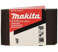 Makita 742308 - 3 3 pulgadas x 21 pulgadas cinturón de lija, 80 Grit (10/PK)