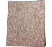 Makita 742509-3 Papel abrasivo de 4-1/2" x 5-1/2", grano 60, 10/paquete, negro, bronceado