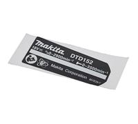 Makita 851E29-7 - Placa de identificación para llave de impacto modelo DTD152