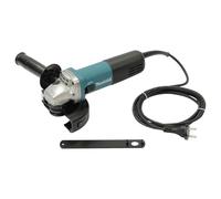 Makita 9558HNRZ - Amoladora angular de 125 mm de diámetro, 840 W de potencia, con cubierta protectora y cable de alimentación