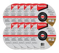 Makita a-96045 - 10 acero inoxidable de la rueda de molienda (10 unidades), 7 x 1/4 x 7/8 "