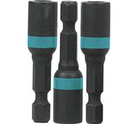 Makita A-97645 Impactx - Llave de tuerca magnética de 1/4 x 1-3/4 pulgadas, paquete de 3