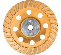 Makita A-98871 Rueda de copa de diamante de baja vibración de 5 pulgadas, Turbo