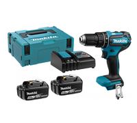 Makita Aku destornillador de impacto inalámbrico Li-ion LXT 18V/5.0 Ah, Makpac DHP485RTJ