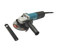 Makita Amoladora angular eléctrica 9558HNRG (840 W, Diámetro disco: 125 mm, Número de revoluciones de marcha en vacío: 11.000 r.p.m.) + Garantía...