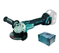 Makita Amoladora angular inalámbrica 125mm Li-ion LXT 18V, Makpac, sin batería DGA506ZJ