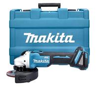 Makita Mini-amoladora angular DGA504ZJ inalámbrica (cuerpo solo + MAKPAC 3) azul