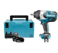 Makita Atornillador de impacto inalámbrico 1/2" Li-ion LXT 18V/5.0Ah DTW1002RTJ