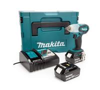 Makita Atornillador de impacto inalámbrico 1/2" Li-ion LXT 18V/5.0Ah, Makpac DTW251RTJ