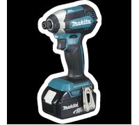 MAKITA Atornillador de impacto inalámbrico 1/4" Li-ion 18V/3.0Ah DTD153RFJ