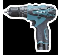 Makita Atornillador de impacto inalámbrico Li-ion 10.8V/1.3Ah HP330DWE