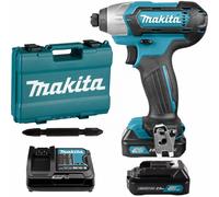 Makita Atornillador de impacto inalámbrico Li-ion CXT 10.8/12V/2.0Ah TD110DSAE