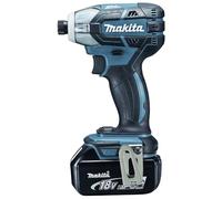 Makita Atornillador de impulso inalámbrico 18 V/4 Ah, dts141rmj, DTS141RTJ 280 wattsW, 18 voltsV