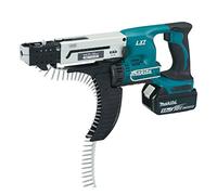 Makita - Atornillador eléctrico (25 - 55 mm 18 V/5,0 AH, incluye 2 baterías y cargador, 1 pieza, dfr550rtj, DFR550RTJ 235 wattsW, 18 voltsV