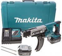 Makita Atornillador inalámbrico con cargador 25-55 mm, Li-ion LXT 18V/3.0Ah DFR550RFE