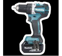 MAKITA Atornillador inalámbrico Li-ion 18V, 3,0 Ah, systainer DDF484RFJ