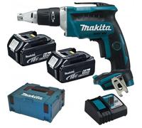 Makita Atornillador inalámbrico Li-ion LXT 18V/5.0Ah, Makpac DFS452RTJ