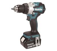 MAKITA Atornillador inalámbrico Li-ion LXT 18V, sin batería DDF489Z