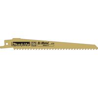 Makita B-05157 Hoja Sierra Recta 152x1.25mm • 6TPI • BiM • Madera Clavada • 5uds