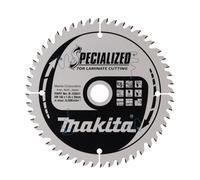 Hoja de sierra para laminado MAKITA SPECIALIZED 165x1,5x20 mm 52 dientes B-33831