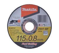 Makita B-45727, Disco de corte (115x0,8mm Inox) para amoladora angular, 1 Pieza