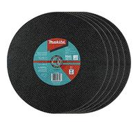 Makita B-57598-5 Rueda abrasiva de corte de 14" x 1" x 3/32", 5/paquete