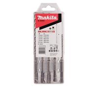 Makita Juego de brocas Nemesis II SDS-Plus 4 filos 5/6/8/10 mm 5 piezas B-58992