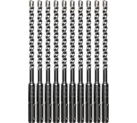 Makita B-61210 broca SDS-Plus de 1/4" x 6", 3 cortadores, 10 unidades