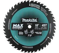 Makita B-62103 - Hoja de sierra ingletadora de máxima on punta de carburo 45T de 10 pulgadas