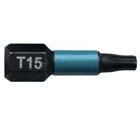 MAKITA punta de torsión 1/4" IMPACT BLACK T15, 25 mm 2 piezas B-63666